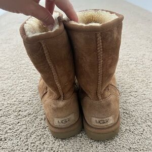 UGG Tan Suede Boots with Plush Lining